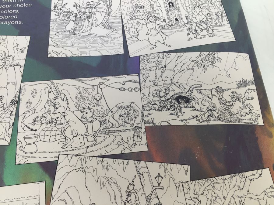 Large The Secret Of NIMH 10 Posters To Paint Or Color Whitman Vintage 1982 Based On Movie New Old Stock [Photo 14]