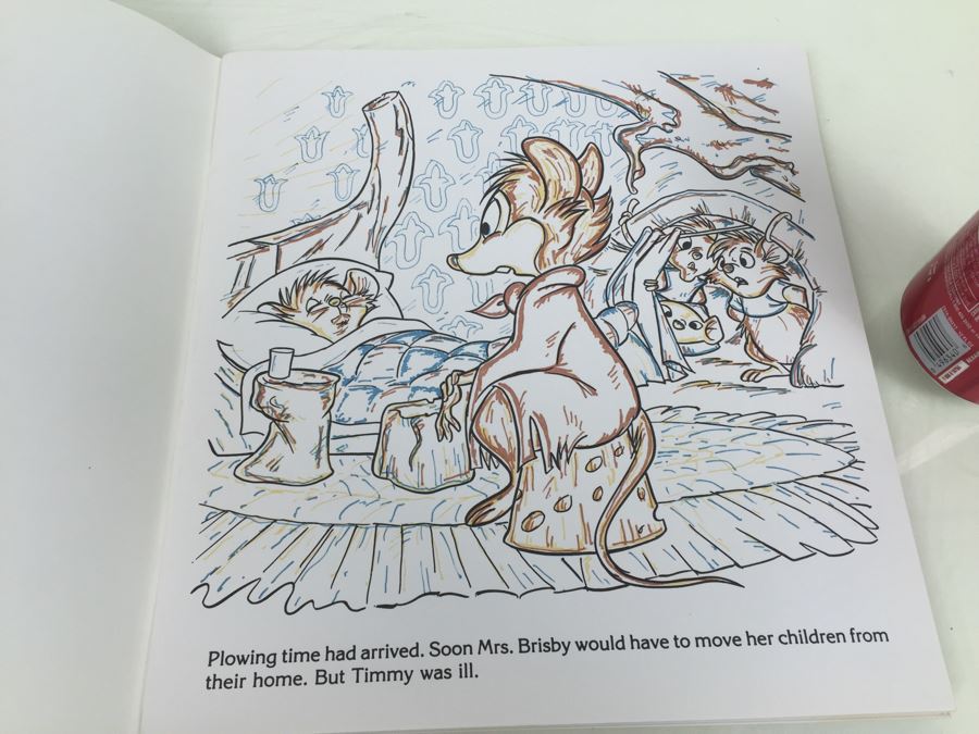 The Secret Of NIMH Paint With Water Book Whitman Vintage 1982 [Photo 5]