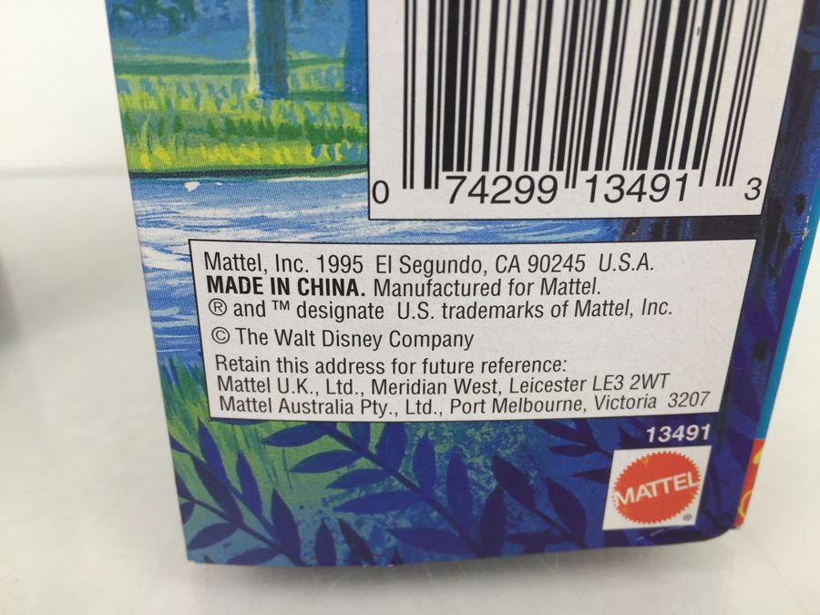 Disney's Pocahontas 'Flutter 'N Flower FLIT', 'Run 'N Carry MEEKO' And Collectible Mattel 13492, 13491, 66505 New Old Stock Vintage 1995 [Photo 12]