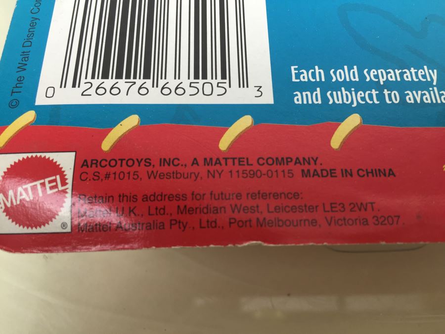 Disney's Pocahontas 'Flutter 'N Flower FLIT', 'Run 'N Carry MEEKO' And Collectible Mattel 13492, 13491, 66505 New Old Stock Vintage 1995 [Photo 9]