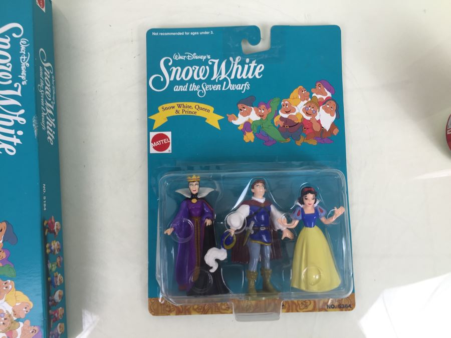 Walt Disney's Snow White And The Seven Dwarfs 'The Seven Dwarfs' Mattel 5184 +'Snow White, Queen & Prince' 5364 Mattel Vintage New In Box [Photo 3]