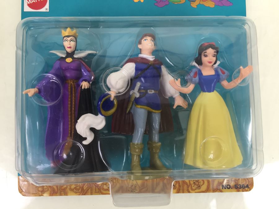 Walt Disney's Snow White And The Seven Dwarfs 'The Seven Dwarfs' Mattel 5184 +'Snow White, Queen & Prince' 5364 Mattel Vintage New In Box [Photo 13]