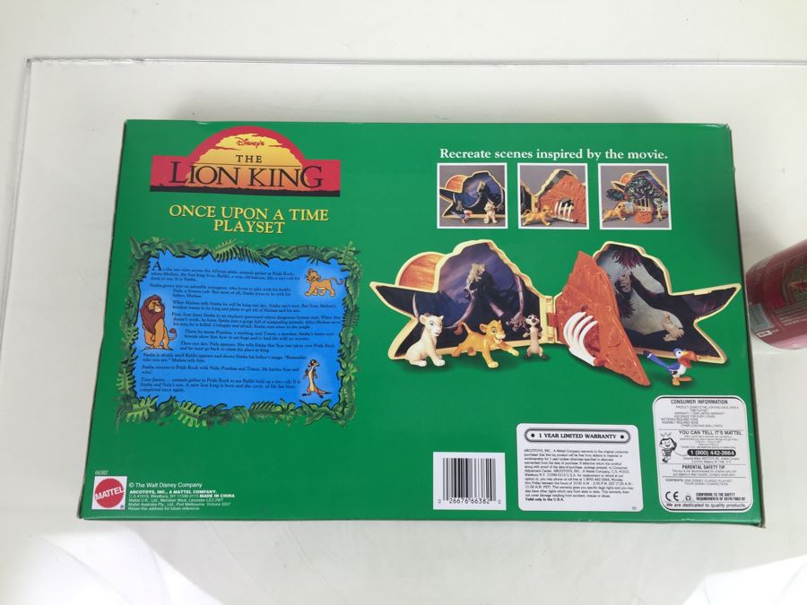 Disney's The Lion King Once Upon A Time Playset Mattel 66382 New In Box Vintage [Photo 3]