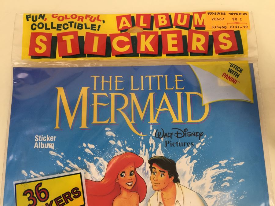 Walt Disney Pictures The Little Mermaid Album Stickers New In Packaging [Photo 4]