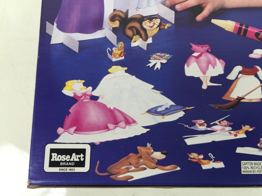 Walt Disney's Cinderella Designer Paper Doll Set New In Box Rose Art Vintage 1993 [Photo 6]