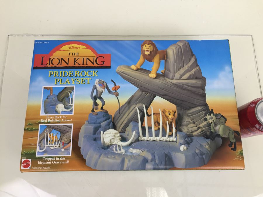 Disney's The Lion King Pride Rock Playset Mattel 66383 New In Box Vintage 1994