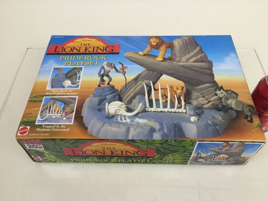 Disneys The Lion King Pride Rock Playset Mattel 66383 New In Box Vintage 1994 8462