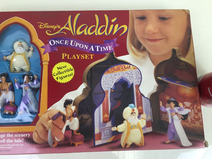 Disney's Aladdin Once Upon A Time Playset With New Collectible Figures Mattel 65439 Vintage 1994 [Photo 5]