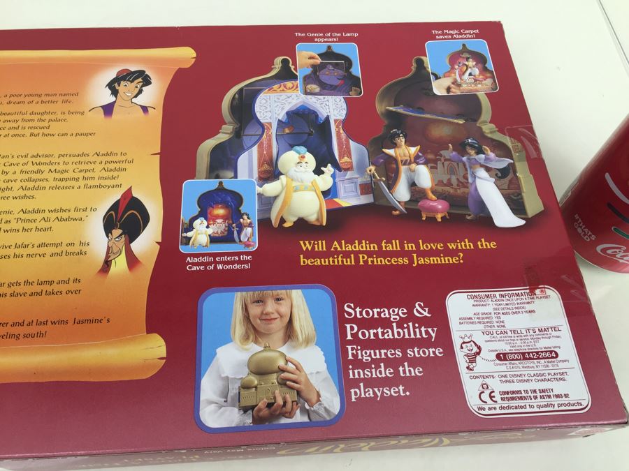 Disney's Aladdin Once Upon A Time Playset With New Collectible Figures Mattel 65439 Vintage 1994 [Photo 10]