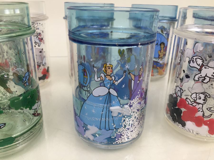 Set Of 10 Walt Disney Themed Plastic Glasses Cups [Photo 8]