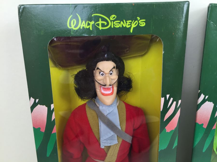 Walt Disney's Peter Pan Dolls Figurines 'Captain Hook', 'Peter Pan' And Pair Of 'Tinkerbell' New In Box SEARS Vintage [Photo 5]