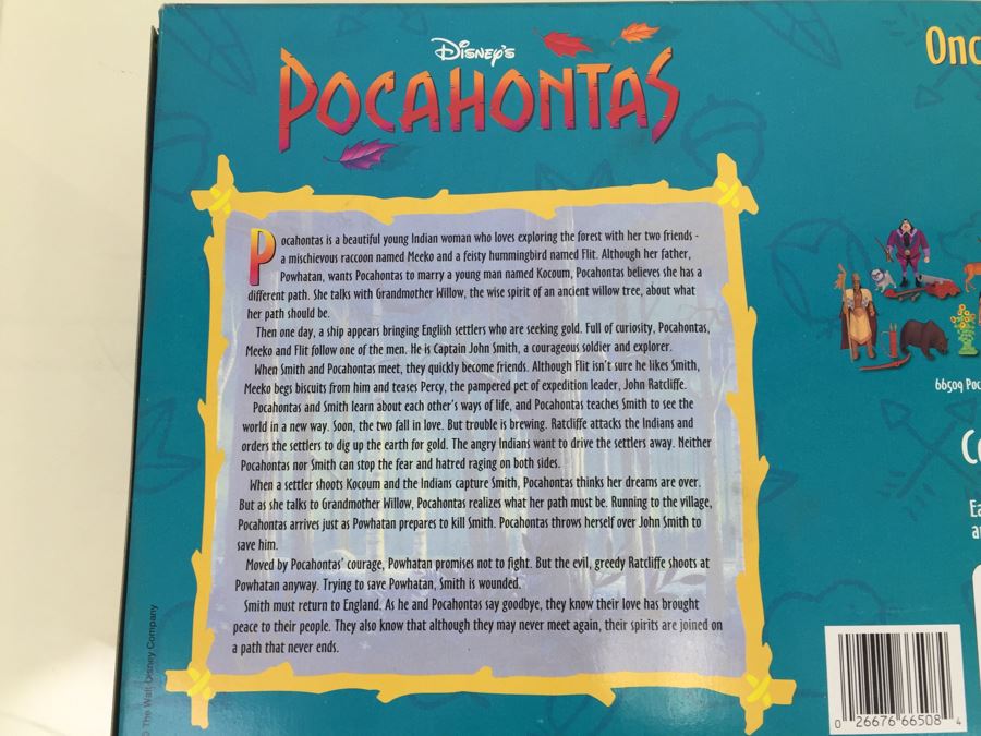 Disney's Pocahontas Once Upon A Time Playset Mattel 66508 Vintage [Photo 8]