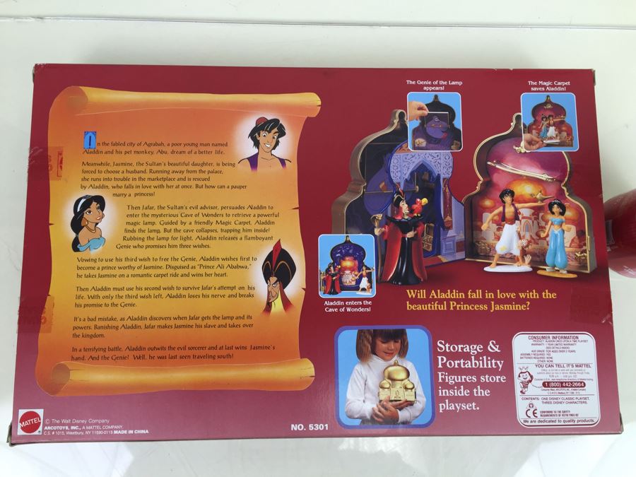 Disney's Aladdin Once Upon A Time Playset Mattel 5301 Vintage 1992 [Photo 3]