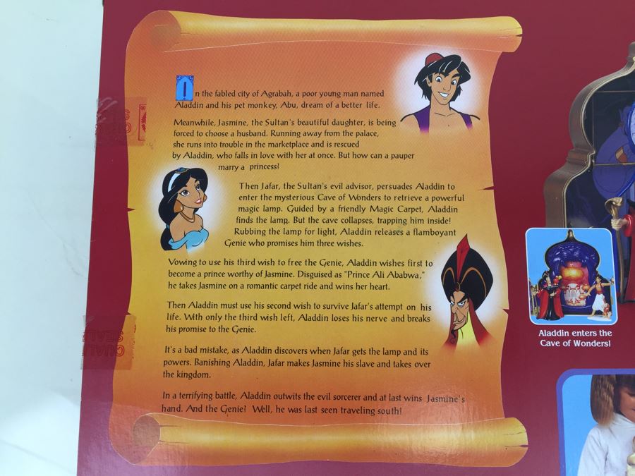 Disney's Aladdin Once Upon A Time Playset Mattel 5301 Vintage 1992 [Photo 6]
