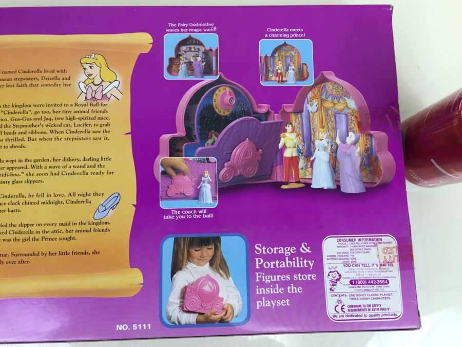 Disney's Cinderella Once Upon A Time Playset Mattel 5111 Vintage 1992 [Photo 9]
