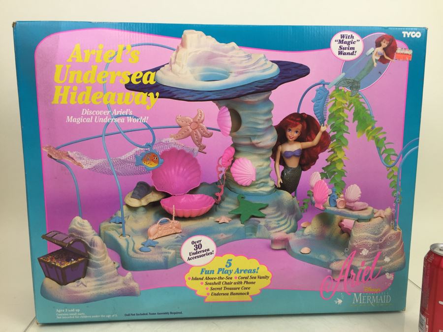 Ariel's Undersea Hideaway Playset Disney's The Little Mermaid TYCO Vintage 1992 New In Box [Photo 4]