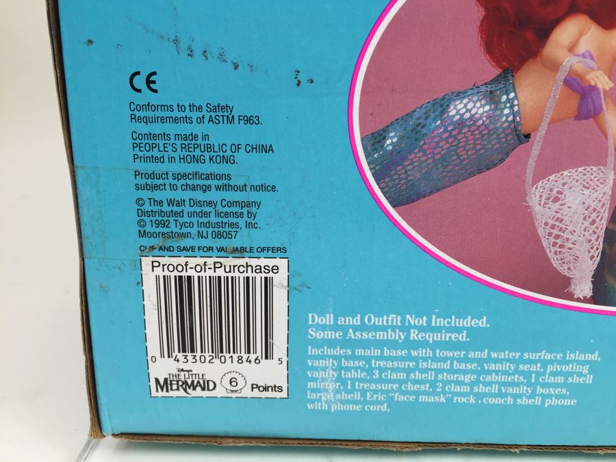 Ariel's Undersea Hideaway Playset Disney's The Little Mermaid TYCO Vintage 1992 New In Box [Photo 14]