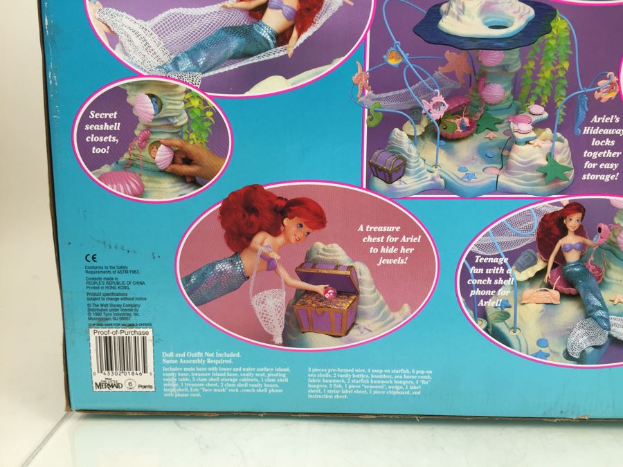 Ariel's Undersea Hideaway Playset Disney's The Little Mermaid TYCO Vintage 1992 New In Box [Photo 13]
