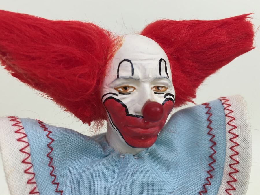 'Bozo The Clown' B337 Costume Dolls By Peggy Nisbet Made In England With Original Tags And Stand [Photo 5]