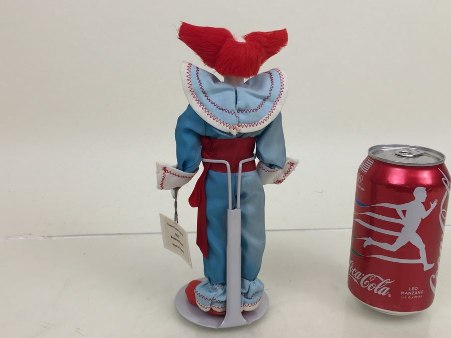 'Bozo The Clown' B337 Costume Dolls By Peggy Nisbet Made In England With Original Tags And Stand [Photo 12]