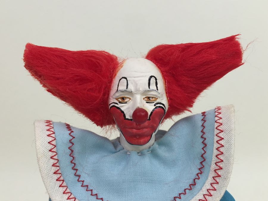 'Bozo The Clown' B337 Costume Dolls By Peggy Nisbet Made In England With Original Tags And Stand [Photo 4]