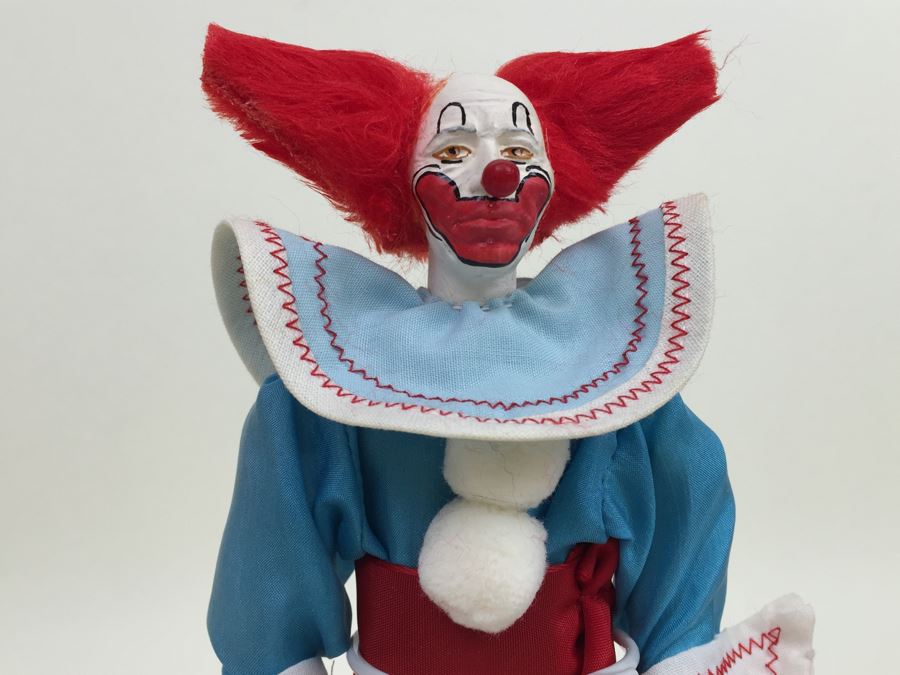 'Bozo The Clown' B337 Costume Dolls By Peggy Nisbet Made In England With Original Tags And Stand [Photo 7]