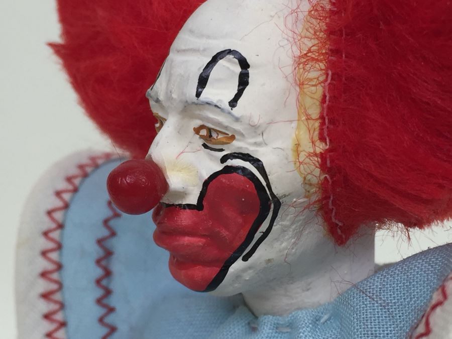 'Bozo The Clown' B337 Costume Dolls By Peggy Nisbet Made In England With Original Tags And Stand [Photo 10]