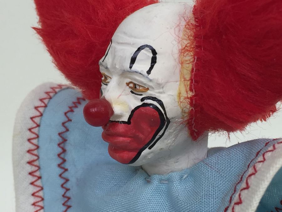 'Bozo The Clown' B337 Costume Dolls By Peggy Nisbet Made In England With Original Tags And Stand [Photo 11]