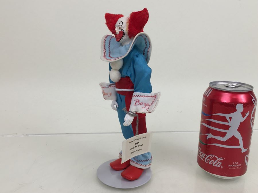 'Bozo The Clown' B337 Costume Dolls By Peggy Nisbet Made In England With Original Tags And Stand [Photo 2]