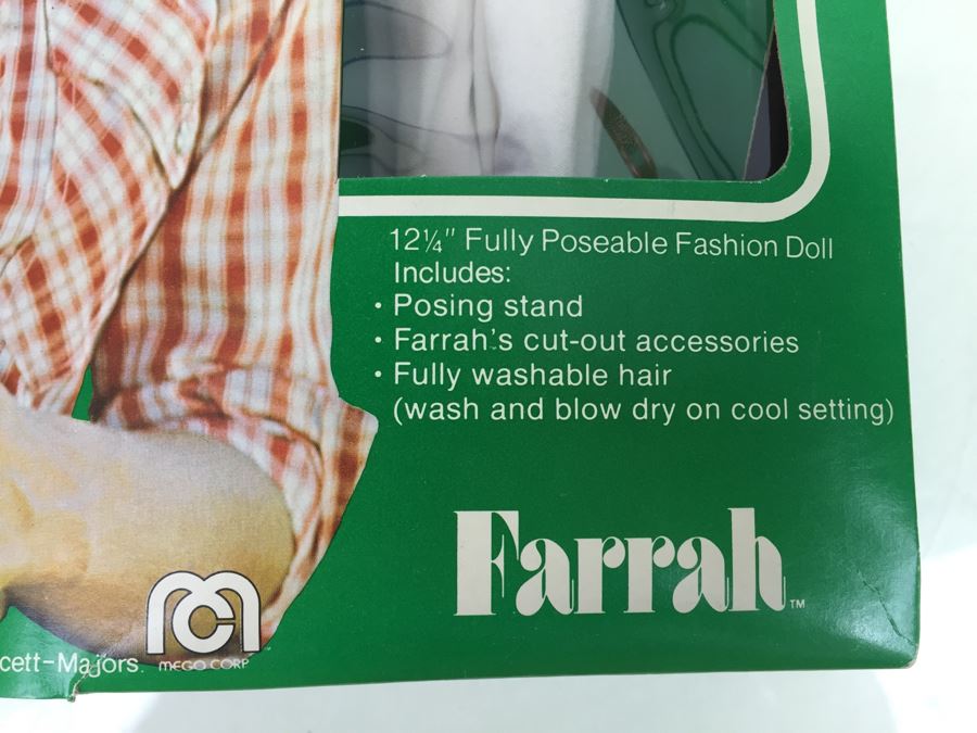 MEGO Corp 1977 Farrah Fawcett-Majors 12 1/4' Fully Poseable Fashion Doll New In Box Vintage 1977 [Photo 7]