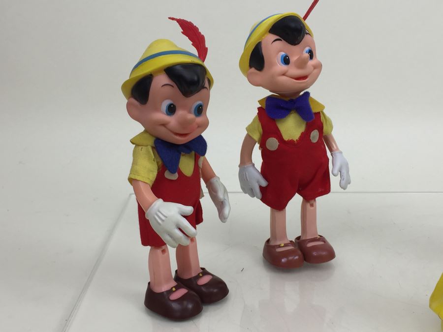 Collection Of Walt Disney Vinyl Figurines Including Mickey Mouse, Minnie Mouse, Donald Duck, Pinocchio [Photo 32]