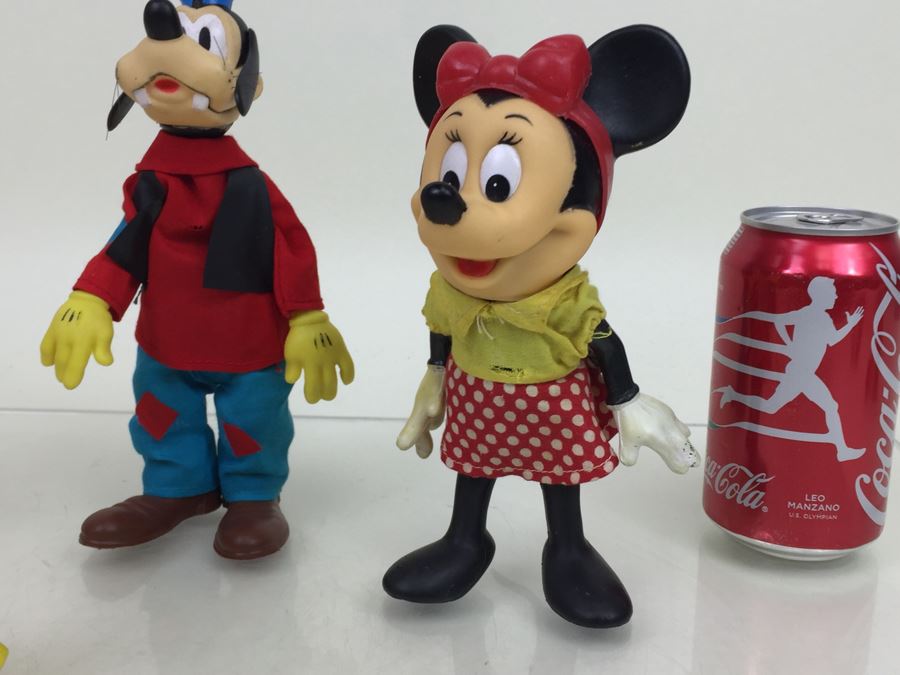 Collection Of Walt Disney Vinyl Figurines Including Mickey Mouse, Minnie Mouse, Donald Duck, Pinocchio [Photo 23]