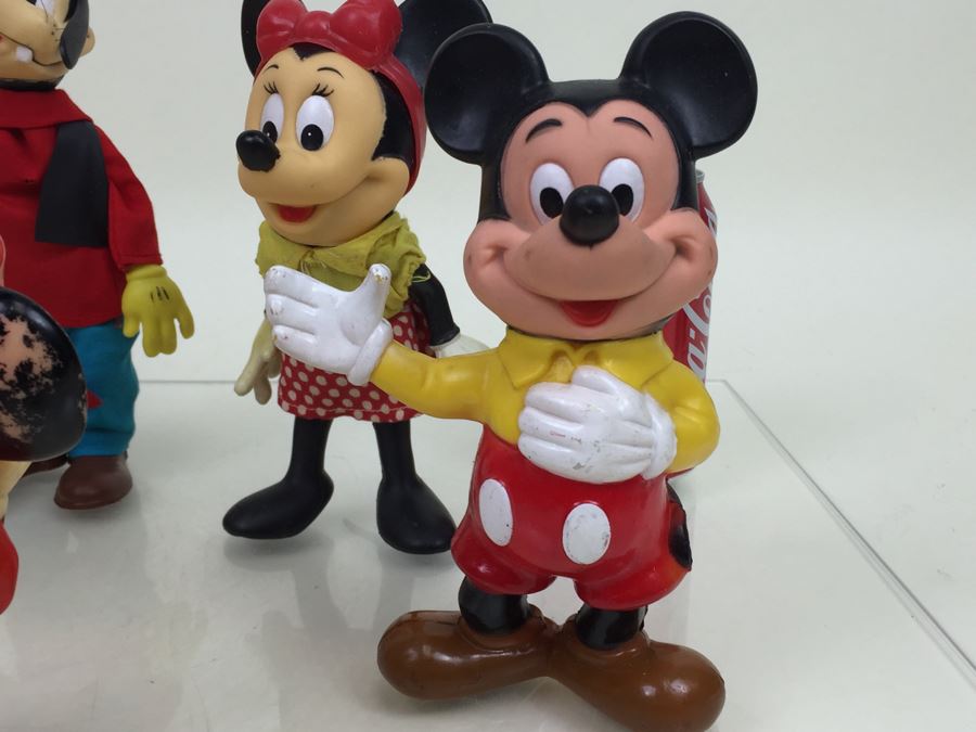 Collection Of Walt Disney Vinyl Figurines Including Mickey Mouse, Minnie Mouse, Donald Duck, Pinocchio [Photo 18]