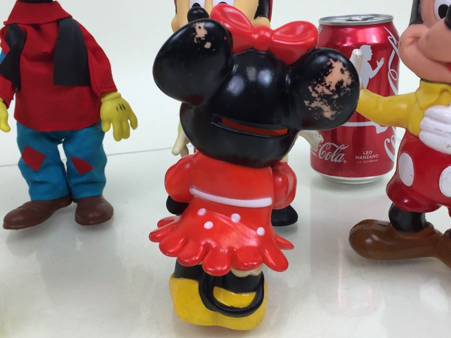 Collection Of Walt Disney Vinyl Figurines Including Mickey Mouse, Minnie Mouse, Donald Duck, Pinocchio [Photo 17]