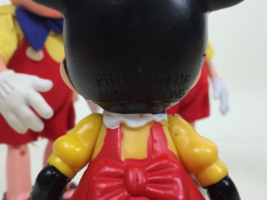 Collection Of Walt Disney Vinyl Figurines Including Mickey Mouse, Minnie Mouse, Donald Duck, Pinocchio [Photo 31]