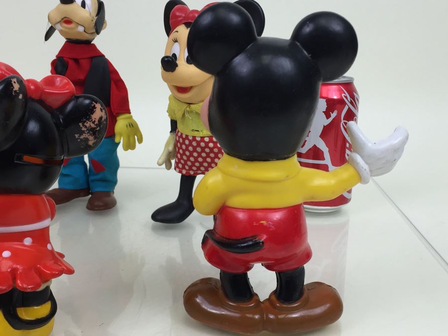 Collection Of Walt Disney Vinyl Figurines Including Mickey Mouse, Minnie Mouse, Donald Duck, Pinocchio [Photo 19]