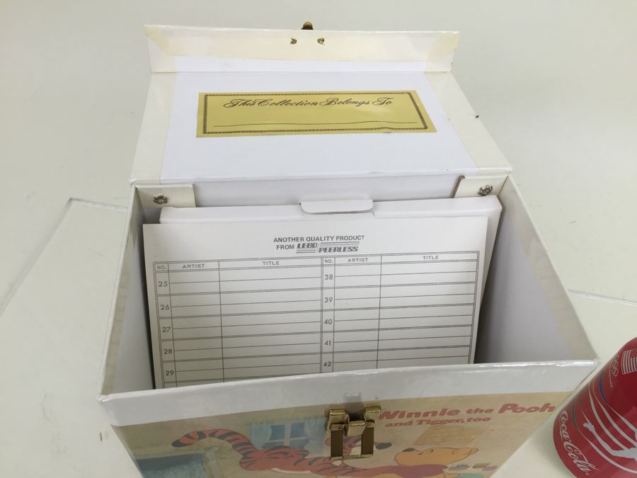 Winnie The Pooh And Tigger, Too 45 RPM Record Carrying Case With (5) 45RPM Records New Old Stock [Photo 7]