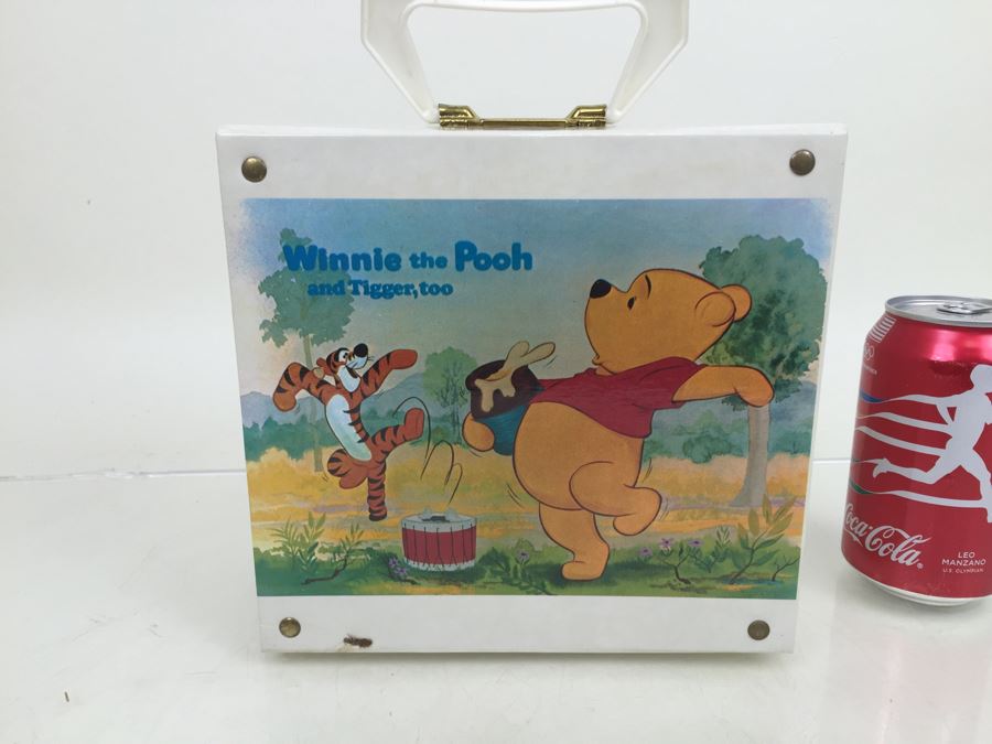 Winnie The Pooh And Tigger, Too 45 RPM Record Carrying Case With (5) 45RPM Records New Old Stock [Photo 6]