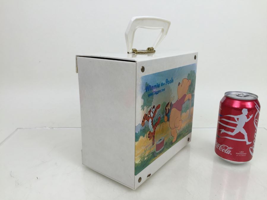 Winnie The Pooh And Tigger, Too 45 RPM Record Carrying Case With (5) 45RPM Records New Old Stock [Photo 2]