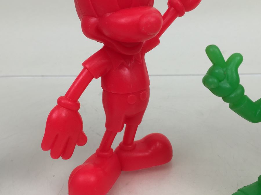 Vintage Walt Disney Wax Figurines Jiminy Cricket, Mickey Mouse And Minnie Mouse [Photo 8]