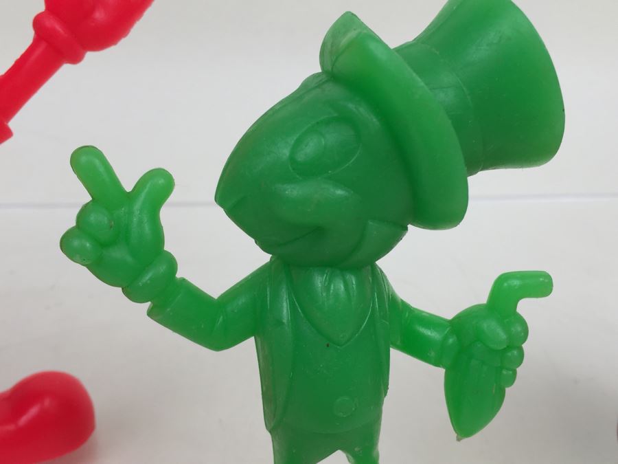 Vintage Walt Disney Wax Figurines Jiminy Cricket, Mickey Mouse And Minnie Mouse [Photo 10]