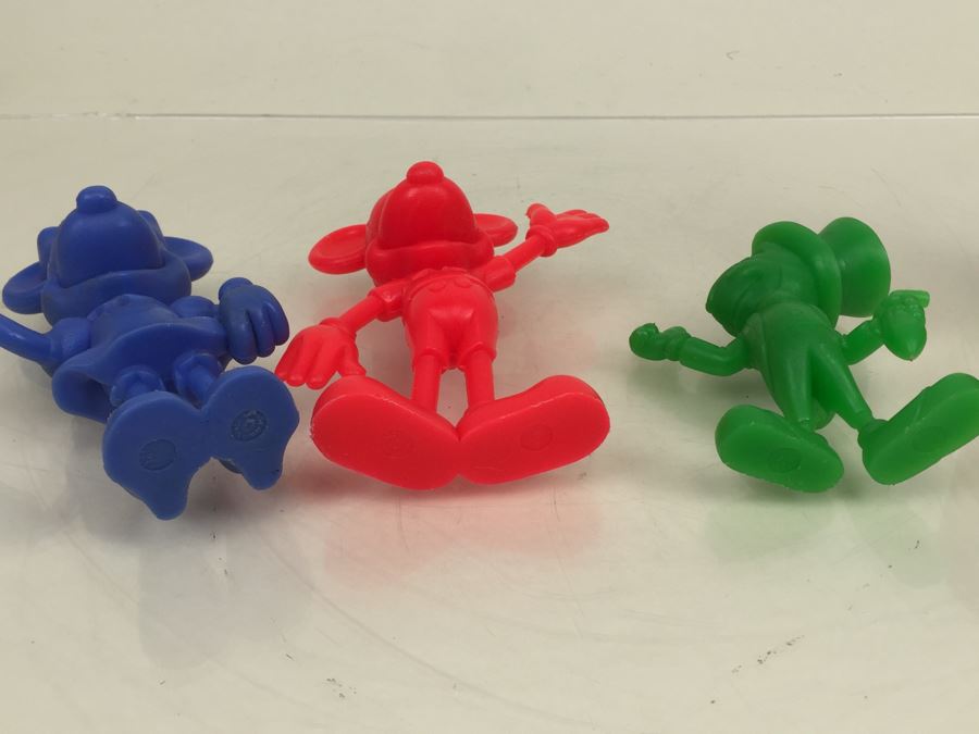 Vintage Walt Disney Wax Figurines Jiminy Cricket, Mickey Mouse And Minnie Mouse [Photo 12]