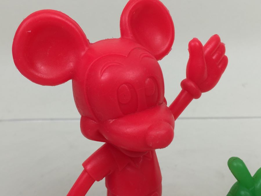 Vintage Walt Disney Wax Figurines Jiminy Cricket, Mickey Mouse And Minnie Mouse [Photo 7]