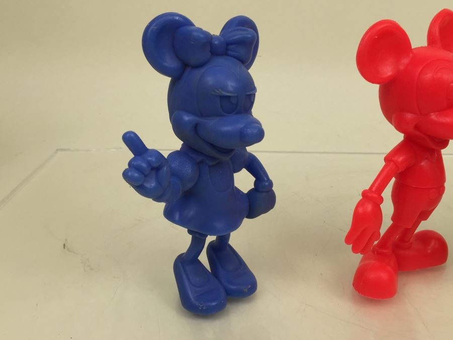 Vintage Walt Disney Wax Figurines Jiminy Cricket, Mickey Mouse And Minnie Mouse [Photo 5]