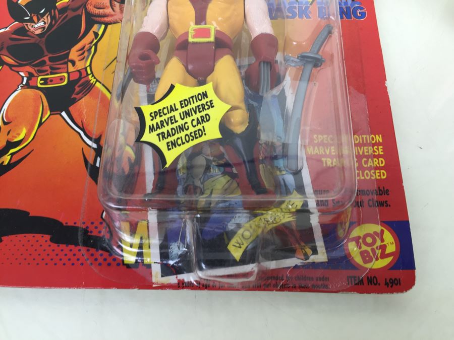 Marvel The Uncanny X-Men Wolverine Toy Biz Item No. 4901 New On Card [Photo 6]