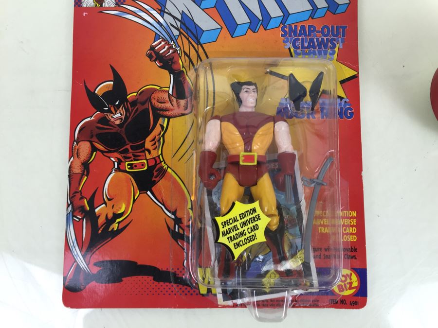 Marvel The Uncanny X-Men Wolverine Toy Biz Item No. 4901 New On Card [Photo 3]