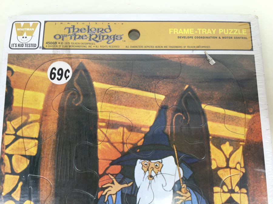 Whitman The Lord Of The Rings Frame-Tray Puzzle New Sealed Vintage 1979 [Photo 2]