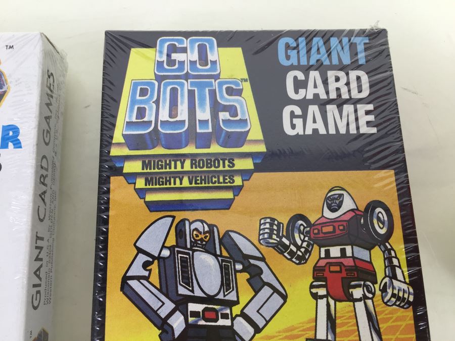 Masters Of The Universe War And Conquer Giant Card Games And Go Bots Giant Card Game Golden New Sealed Vintage 1985 [Photo 6]