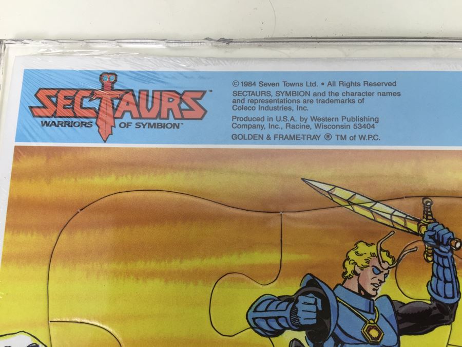 (4) Sectaurs Warriors Of Symbion Frame-Tray Puzzles New Sealed Golden Vintage 1984 [Photo 4]