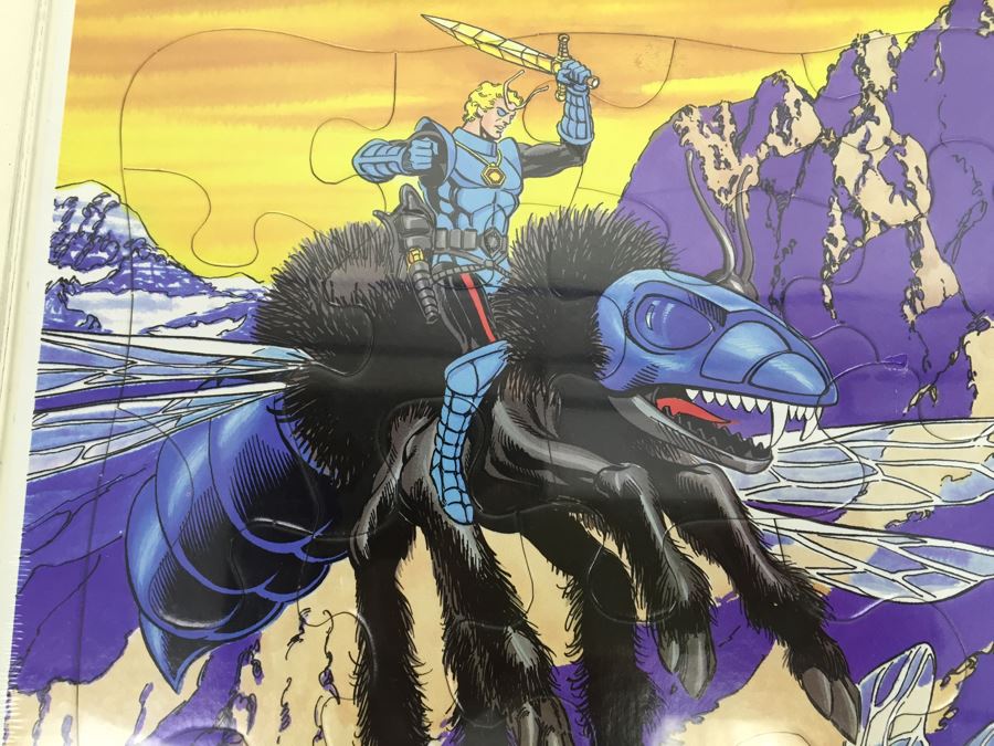 (4) Sectaurs Warriors Of Symbion Frame-Tray Puzzles New Sealed Golden Vintage 1984 [Photo 3]